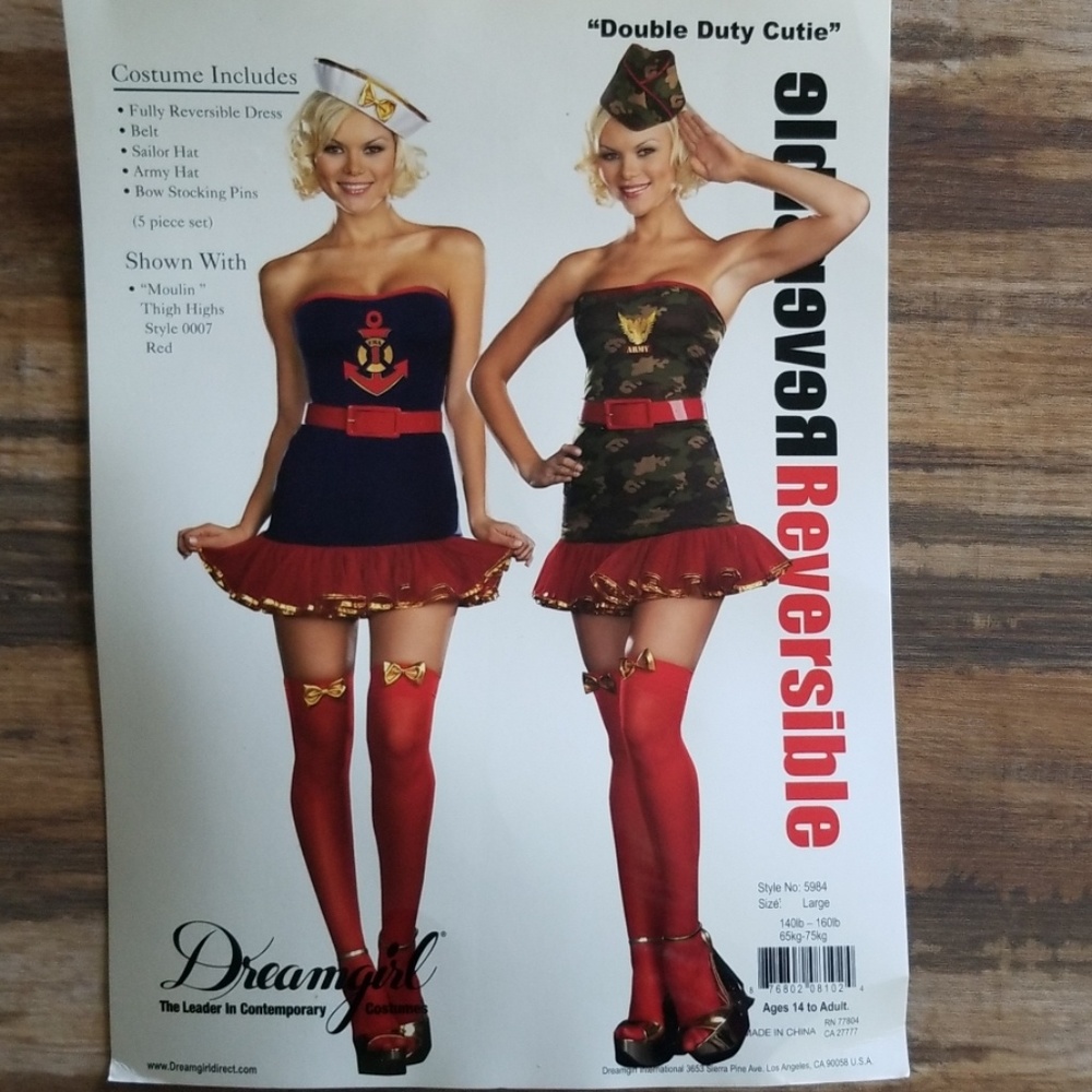 Double Dutie Cutie Reversible Halloween Costume